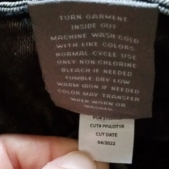 Torrid grayed black pull on drawstring pants with leg stripes - Picture 6 of 11